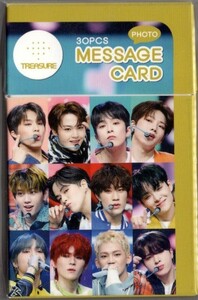  Korea K-POP *TREASUREto leisure * message card MESSAGE CARD 30PCS