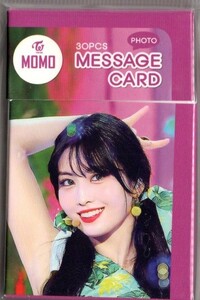  Korea K-POP *TWICEtuwa chair MOMO Momo * message card MESSAGE CARD 30PCS