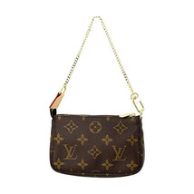 ルイヴィトン ポーチ M58009 ミニ・ポシェット・アクセソワール モノグラム ミニアクセサリーポーチ LOUIS VUITTON ブラウン レディース_画像6