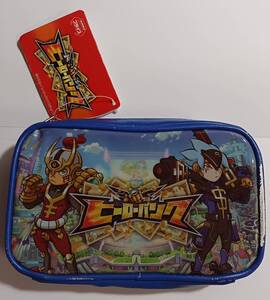 ヒーローバンク マルチポーチ 非売品 3DS用特典QRコード付き 中古品 アンティーク 約19cm レア 送料¥290~ 非売品 タグ付