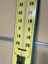 23A06-91N:昭和レトロ　木製温度計(全長90cm)　大日本製薬株式会社　アンプロール水溶散　アンプロールVP　レトロポップ_画像4