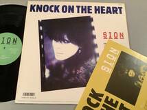 LP(4曲入り MINI ALBUM)●シオン SION／KNOCK ON THE HEART●良好品！_画像2