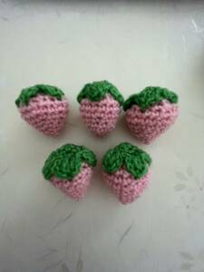  knitting * strawberry 5 piece * pink 