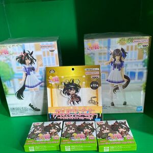 ウマ娘　キタサンブラック　ダイタクヘリオス　フィギュアセット　ラバーマスコット　アクリルプレートキーホルダー　まとめ売り