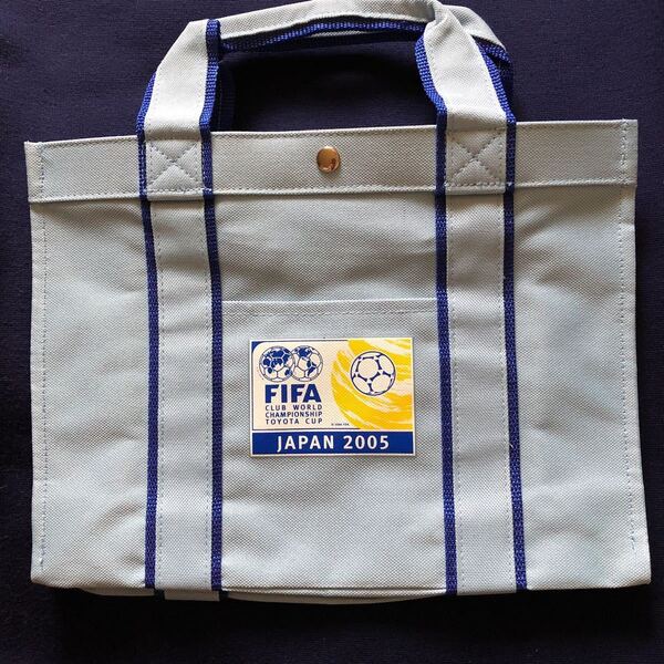激レア非売品 FIFA CLUB WORLD CHAMPIONSHIP TOYOTA CUP JAPAN 2005 サッカー コンフェデレーションズカップ トートバッグ