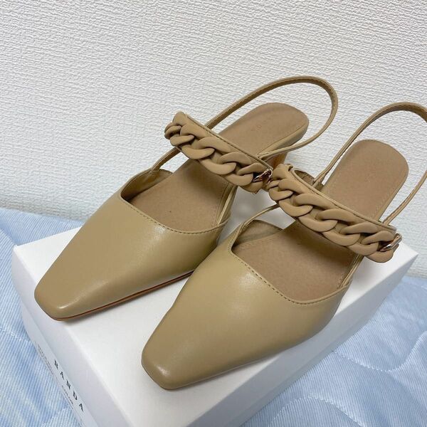 【美品】ヒール RANDA 靴 サンダル Lサイズ