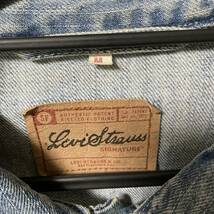 リーバイス デニムジャケット レディースMサイズ ブルー Gジャン Levi Strauss & Co._画像3