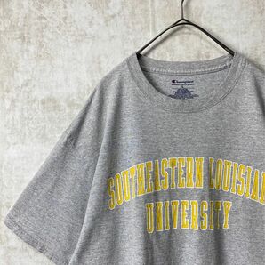 us古着　チャンピオン　半袖Tシャツ　カットソー　champion メンズ　Lサイズ　刺繍ロゴ