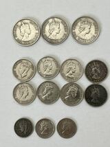 マラヤ連邦　MALAYA 硬貨　20セント 10セント 5セント　古銭 　14枚セット_画像1