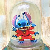 レア★リロ＆スティッチ Lilo & Stitch 飛行船 UFO 乗り物 スノーグローブ スノードーム スノードーム フィギュア★Disney ディズニー TDL_画像4