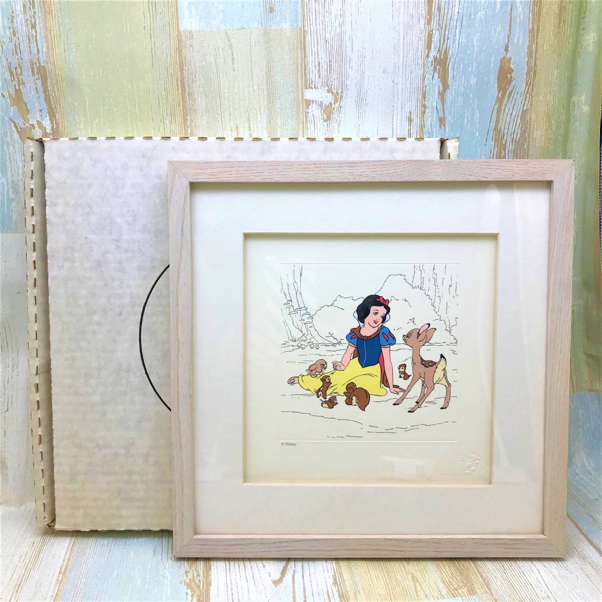 Edición limitada de 7500 piezas ★ Galería de arte de los siete enanitos de los animales de Blancanieves ★ Tesoro de Disney ★ Marco de pintura para cuadros TDL de Disney, antiguo, recopilación, disney, otros