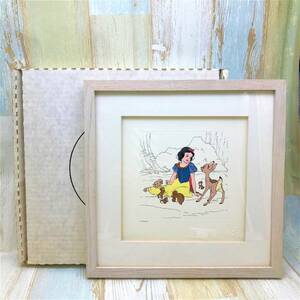 Art hand Auction Édition limitée de 7 500 pièces★Galerie d'art des animaux de Blanche-Neige et des Sept Nains★Trésor Disney★Cadre de peinture Disney TDL, antique, collection, Disney, autres