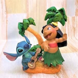 レア★リロ＆スティッチ Lilo & Stitch フラダンス フォトクリップ 写真立て フィギュア エイリアン試作品626号★ディズニー Disney TDL