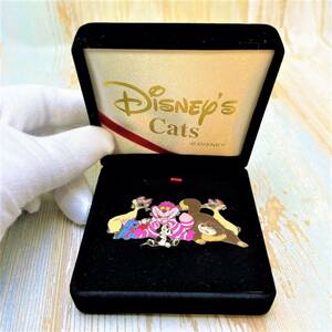 WDCC ディズニーキャッツ Disney Cats チェシャ猫 フィガロ ルシファー チシャ猫 サイ アムピンバッジ ピンバッチ★ディズニー Disney