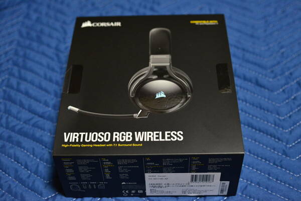 Corsair コルセア VIRTUOSO RGB WIRELESS カーボン ワイヤレス ゲーミング ヘッドホン