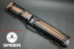 31537 in stroke Instrokesa light waist series black hard case cue case 3x5 original leather case SPIDER