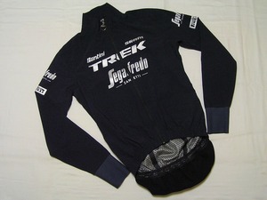 【支給品】`22 トレック GUARD MERCURIO RAIN レイン/ウインドジャケット SANTINI サンティーニ TREK ピレリ サイクル 黒 メンズ XS S