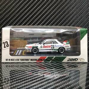 INNO 64 NISSAN SKYLINE GT-R ( R32 ) #23 CASTROL - MACAU GUIA RACE 1990 WINNER M.HASEMI BNR32 スカイライン