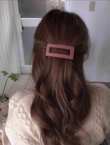 バレッタ　ピンク　ヘアピン　ヘアアクセサリー　ヘアアクセ