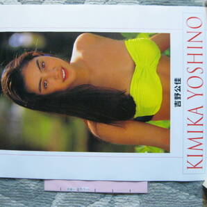 吉野公佳 カレンダー 全7枚 (表紙+6枚/B2サイズ) 1995年 おそらく新古品