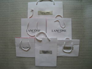 [ prompt decision * free shipping ] * brand shop paper bag * Lancome (1) * 6 sheets together * LANCOME