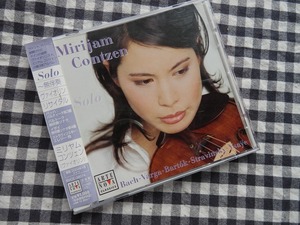 ◆CD【Solo 無伴奏ヴァイオリン・リサイタル/ミリヤム・コンツェン】