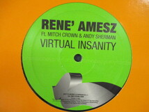 Rene' Amesz FT Mitch Crown & Andy Sherman ： Virtual Insanity 12'' // ELECTRO HOUSE / 5点で送料無料_画像1