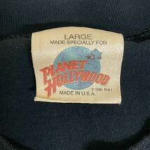 90s PLANET HOLLYWOOD プラネットハリウッド半袖Tシャツ古着アメリカ製USA製90年代_画像3