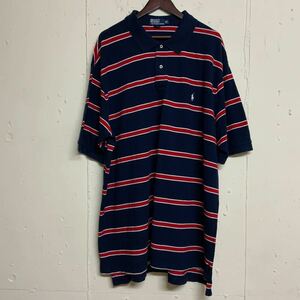 Polo by Ralph Lauren ポロバイラルフローレン半袖ポロシャツ鹿の子古着ビッグサイズ4XLT