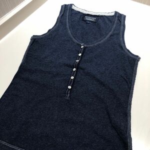 POLO JEANS COMPANY タンクトップ　紺色　Sサイズ　綿100% 