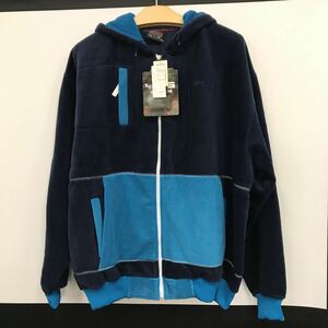 FUBU ジップアップパーカー ブルー系　XXLサイズ　タグ付き　現状品