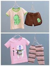 ★新品★セール　半袖Ｔシャツ　パンツ　上下セット　【キッズ女の子男の子】110cm120cm130cm_画像1