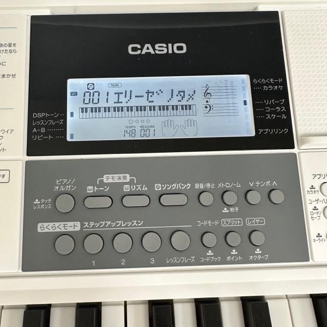 JChere雅虎拍卖代购商品：横001 CASIO LK-516 電子ピアノ 光