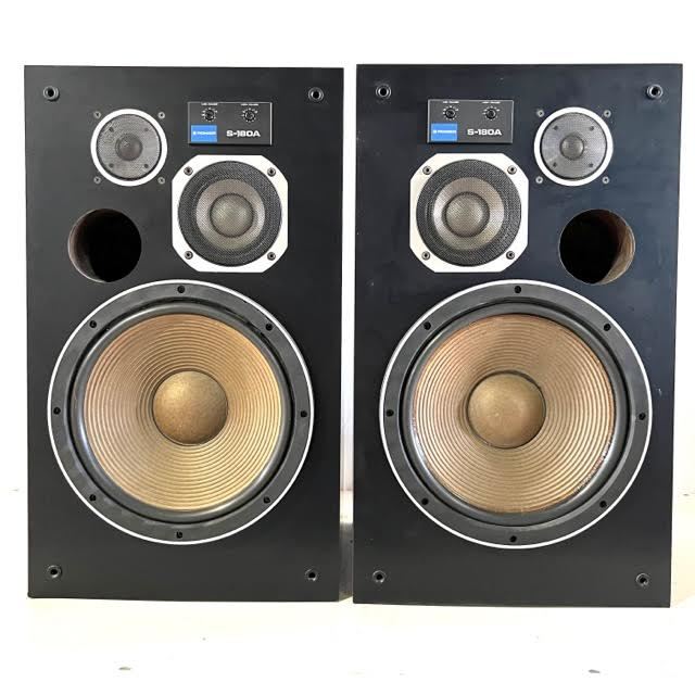 仙4【ペア】PIONEER S-180A SPEAKER SYSTEM パイオニア スピーカー