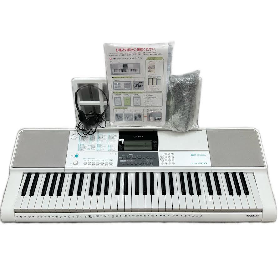 JChere雅虎拍卖代购商品：横001 CASIO LK-516 電子ピアノ 光