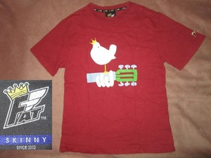 FAT HENDRIX ручной liksWoodstockparoti- толстый футболка . красный SKINNY Woodstock способ 