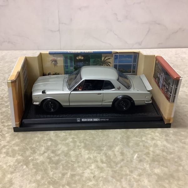 1円〜 京商 1/18 ニッサン スカイライン 2000GT-R KPGC10 シルバー