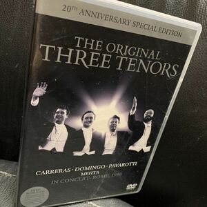 三大テノール　THE ORIGINAL THREE TENORS IN CONCERT ROME 1990　ローマ 海外盤 CD DVD アルバム ドミンゴ パヴァロッティ カレーラス