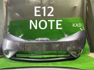 ノート DBA-E12 Fバンパーフェース スタンダード KAD ~27/7 灰 62022-3UA0C