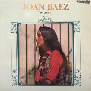 K LP Joan Baez ジョーン・バエズ 第4集 フォークの女王 レコード 5点以上落札で送料無料