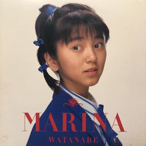 K LP 渡辺麻里奈 MARINA 昭和アイドル おニャン子クラブ 秋元康 レコード 5点以上落札で送料無料