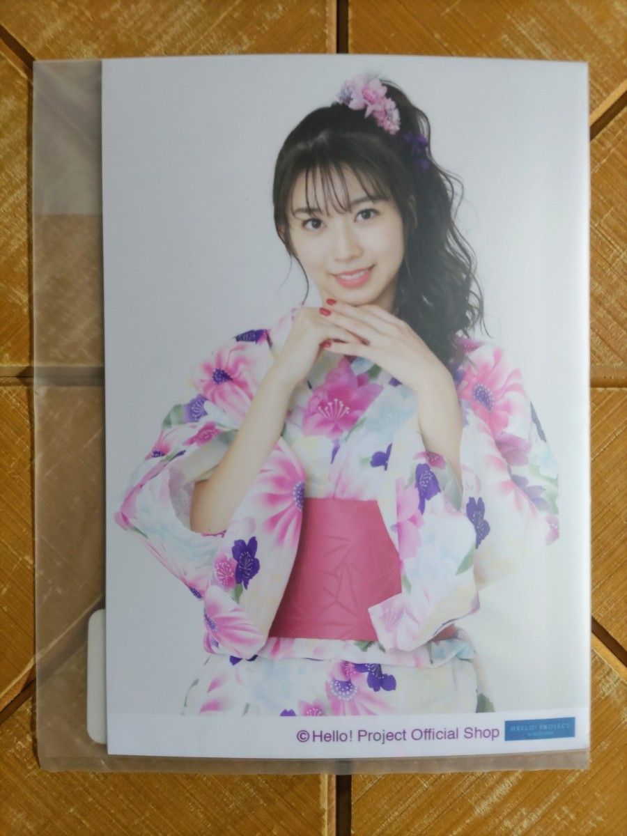 Makino Maria (Morning Musume) – Foto – 2-teiliges Set Größe L – Shop Original 2022 Sommer Teil 2 – Neu und ungeöffnet – Hallo! Projekt, Promi-Waren, Foto