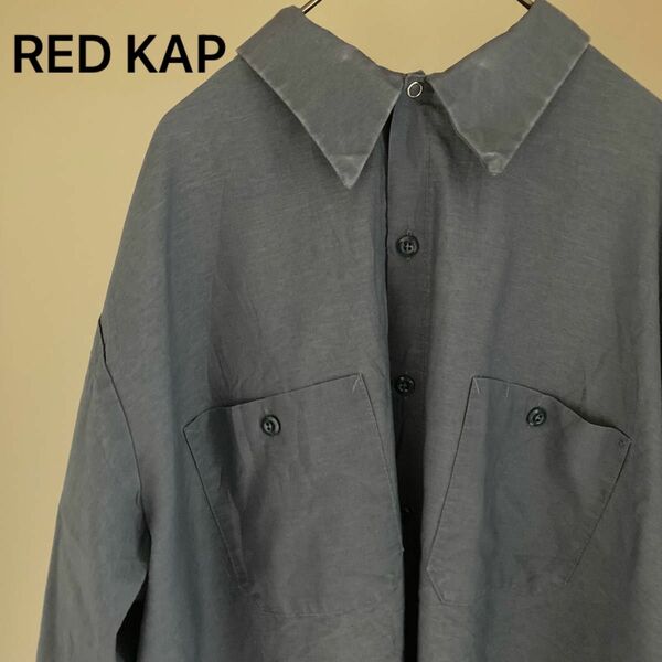 90s RED KAP レッドキャップ ワークシャツ 半袖