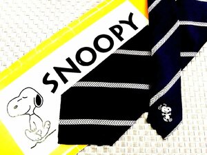 !k02387D! condition staple product [ Peanuts ] Snoopy [ stripe pattern ] necktie 