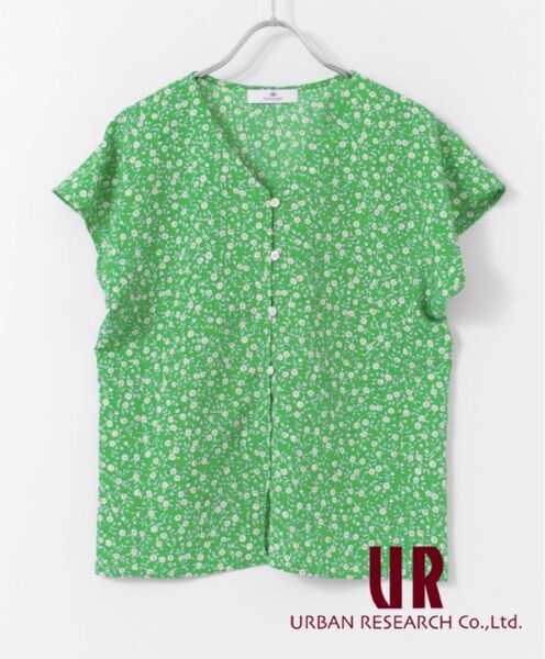 URBAN RESEARCH アーバンリサーチ レトロフラワーフレンチブラウス