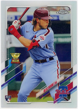 PHILLIES三塁▲ALEC BOHM/2021 TOPPS CHROME RC リフ版!_画像1