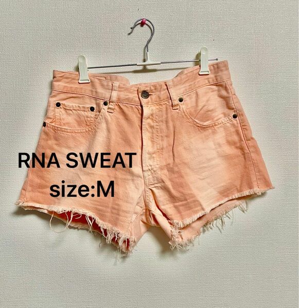 RNA SWEAT アールエヌエー　ショートパンツ　ダメージ　タイダイ　デニム　