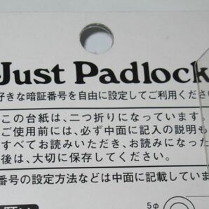 V 15-1 未使用 ダイヤル式 パドロック 南京錠 32個セット ジャストパドロック JUST PADLOCK JP-1200 28.5mm 番号可変式 真鍮.ステンレス製の画像5