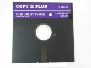 W 2-38 APPLE セントラルポイント COPY Ⅱ PLUS 1982-87 DISK UTILITY ディスクユーティリティシステム 5インチ フロッピー