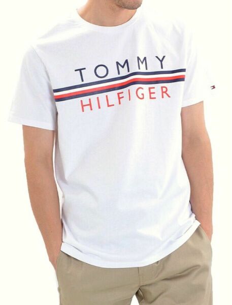 新品　Tommy Hilfiger トミー　ヒルフィガー メンズ　ロゴ　Tシャツ